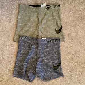 Nike Pro 2 pack pair of shorts!